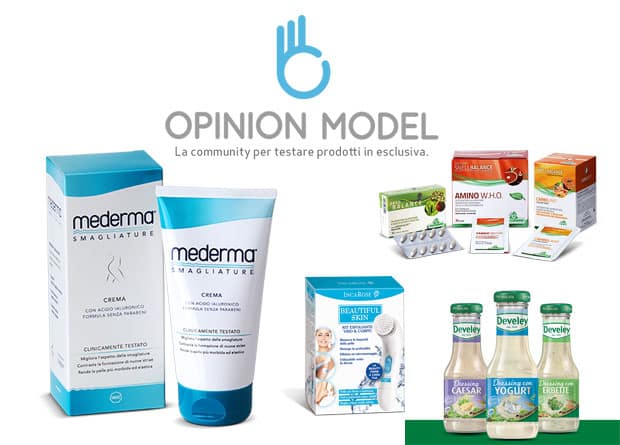 Opinion Model, ricevi prodotti gratis a casa!