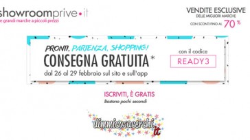 Showroomprive spedizione gratuita per il wee-end