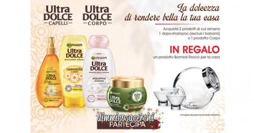 Bormioli Rocco in regalo con Garnier