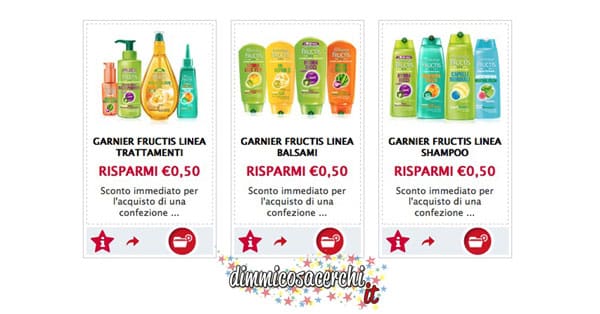 Buoni sconto Fructis