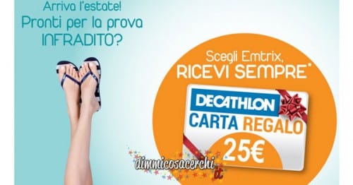 Carta regalo Decathlon omaggio con You Derm