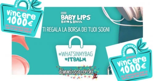 Concorso Baby Lips, vinci borsa sogni