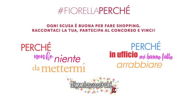 Concorso Fiorella Rubino, vinci buoni shopping