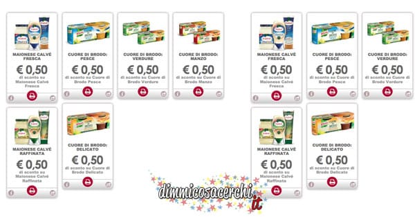 Coupon da stampare Calvè e Knorr su Visto Che Buono