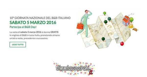 Dormi gratis in migliaia di B&B in tutta Italia