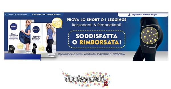 Leggins Nivea, soddisfatta o rimborsata