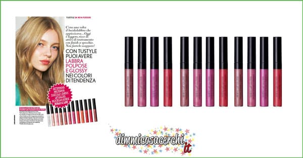 Rivista Tu style con lip gloss Bottega Verde