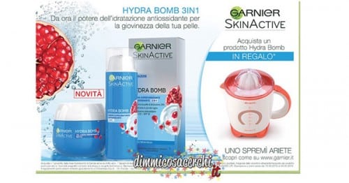 Spremiagrumi omaggio con Hydrabomb