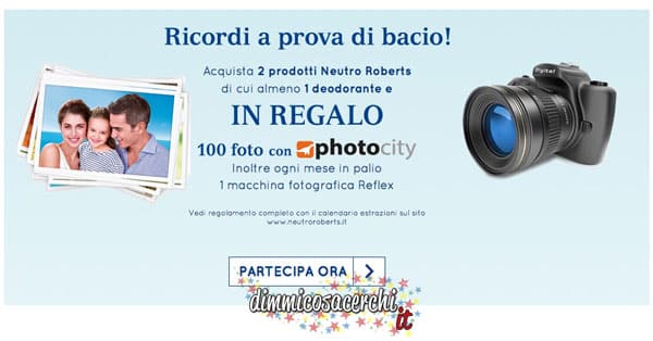 Stampa 100 foto gratis con Neutro Roberts