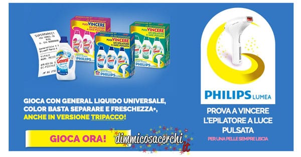 Vinci epilatori a luce pulsata Philips con General