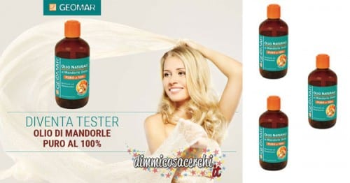 Diventa tester Olio di mandorle dolci Geomar