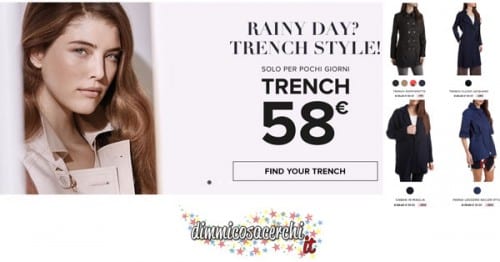 Motivi trench a 58€ solo per poco!