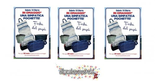Pochette omaggio Acqua e Sapone festa del papà