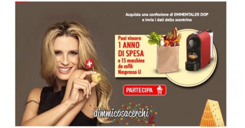 Vinci un anno di spesa con Emmentaler