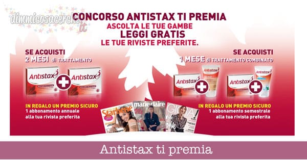 Antistax ti premia