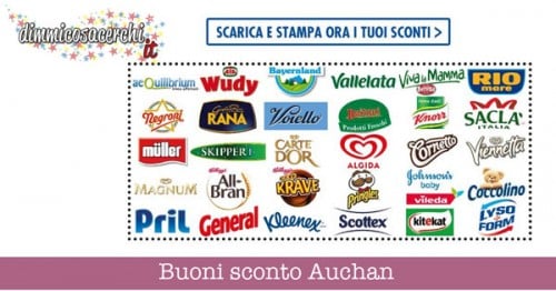 Buoni sconto Auchan