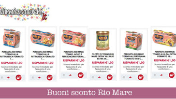 Buoni sconto Rio Mare