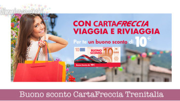 Buono sconto CartaFreccia Trenitalia