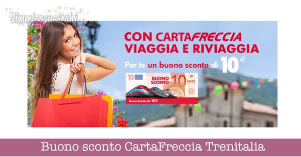 Buono sconto CartaFreccia Trenitalia