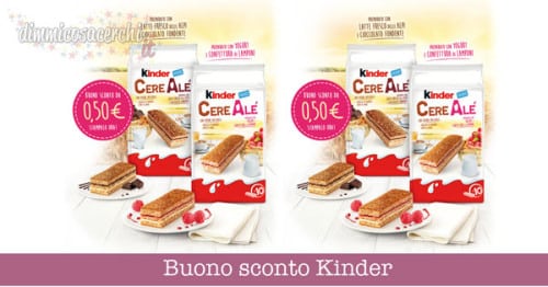 Buono sconto Kinder CereAlè