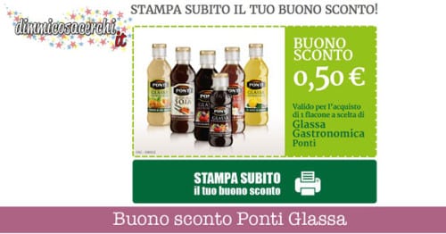 Buono sconto Ponti Glassa