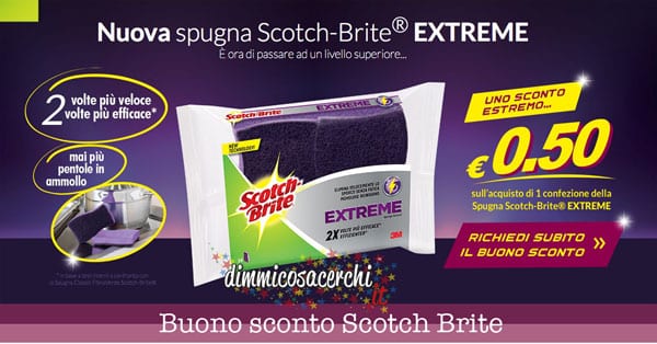 Buono sconto Scotch Brite