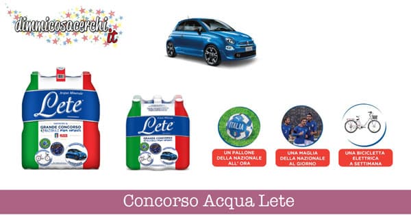 Concorso Acqua Lete (instant win)