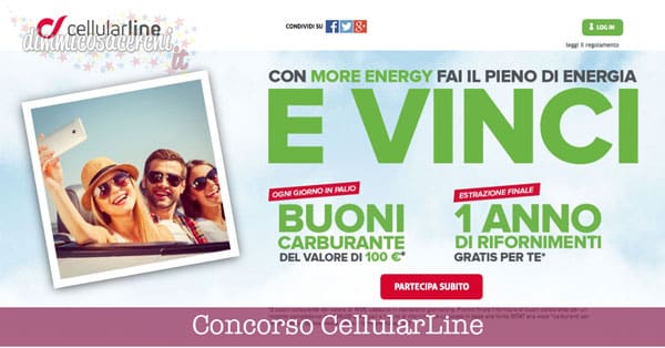 Concorso CellularLine, vinci buoni carburante