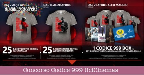 Concorso Codice 999 UciCinemas