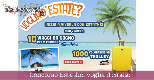 Concorso Estathè, voglia d'estate