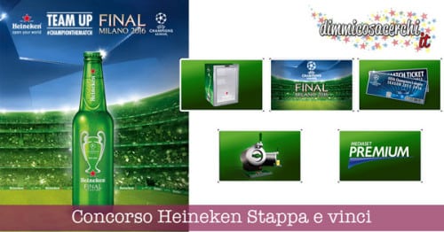 Concorso Heineken Stappa e vinci