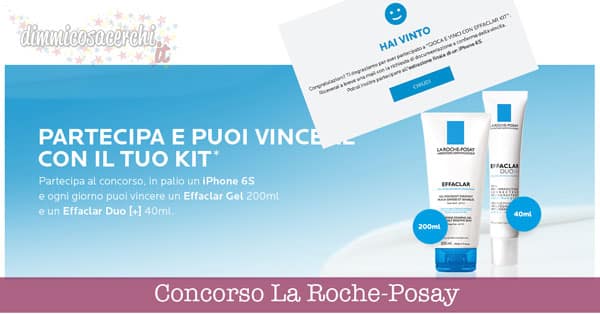 Concorso Effaclar duo, vinci iPhone 6S e prodotti