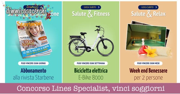 Concorso Lines Specialist, vinci soggiorni