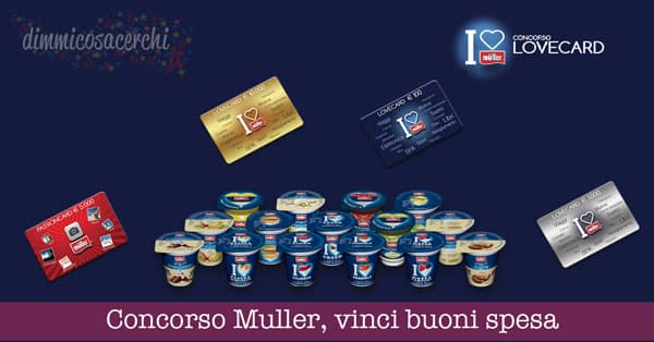 Concorso Muller, vinci buoni spesa