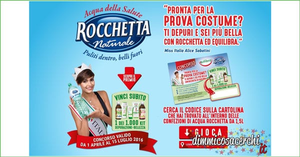 Concorso Rocchetta, vinci kit Equilibra