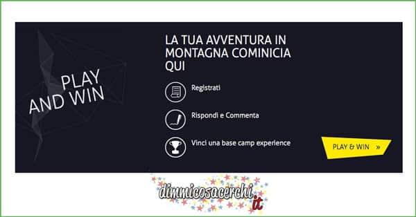 Concorso Salewa, vinci un base camp Experience!