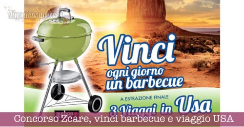 Concorso Zcare, vinci barbecue e viaggio USA