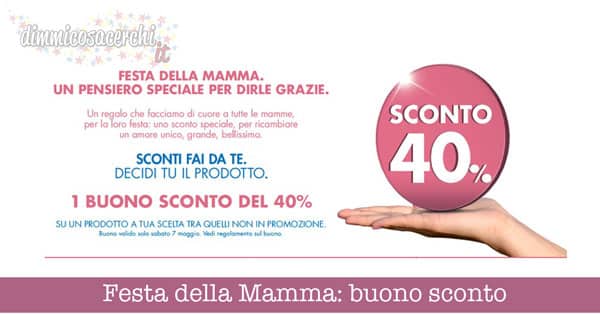 Festa della Mamma, buono sconto PamPanorama