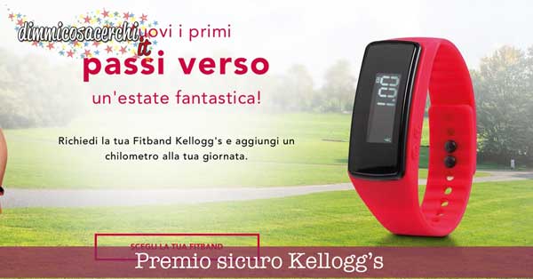 Fitband in regalo con Kellogg's