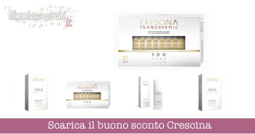 Scarica il buono sconto Crescina