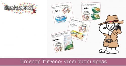 Unicoop Tirreno: vinci buoni spesa