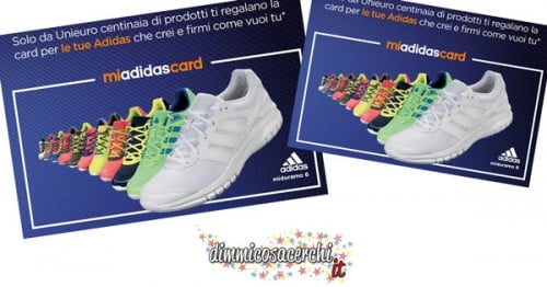 Unieuro ti regala le scarpe Adidas personalizzate