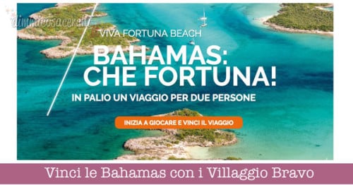 Vinci le Bahamas con i Villaggio Bravo