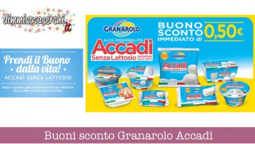 Buoni sconto Granarolo da stampare
