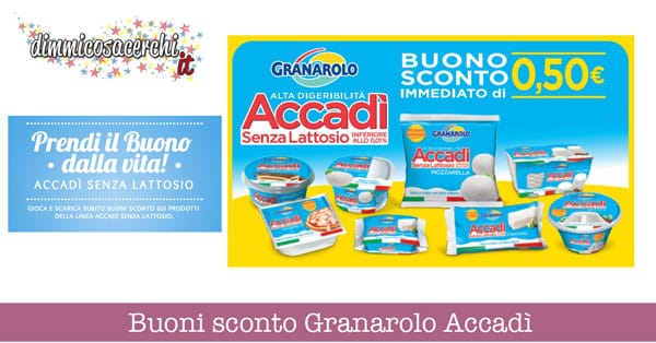 Buoni sconto Granarolo da stampare