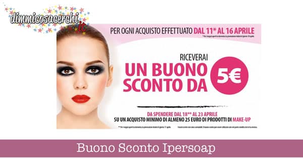 Buono sconto Ipersoap da 5€