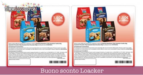 Buono sconto Loacker