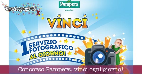 Concorso Pampers, vinci servizio fotografico