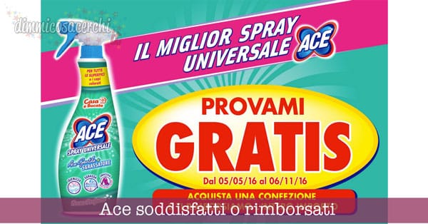 Ace Spray: provami GRATIS