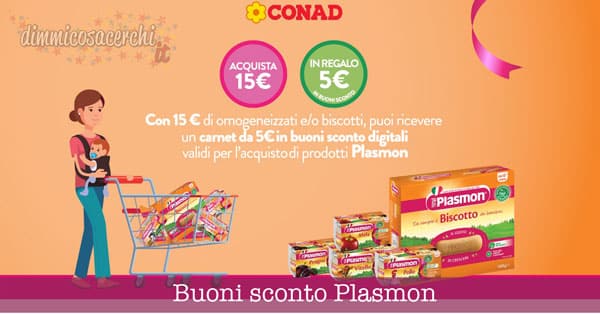 Buoni sconto Plasmon premio certo